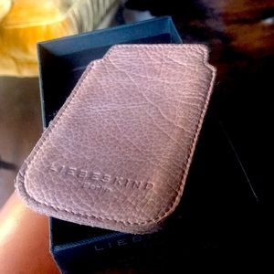 LIEBESKIND GERMAN LEATHER CARD CASE